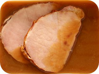 Kasslerbraten in Burgundersauce